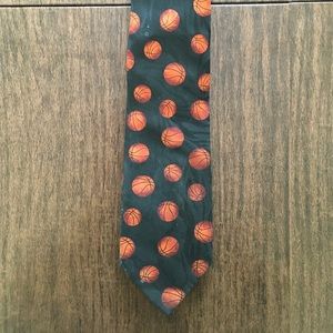 BEANS MCGEE BALL-O-RAMA Basketball Necktie Tie